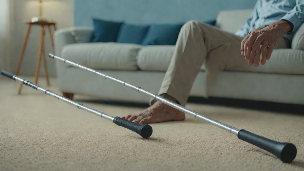 这个老人的智能带 当你摔倒时会部署一个气囊来防止Hip断裂