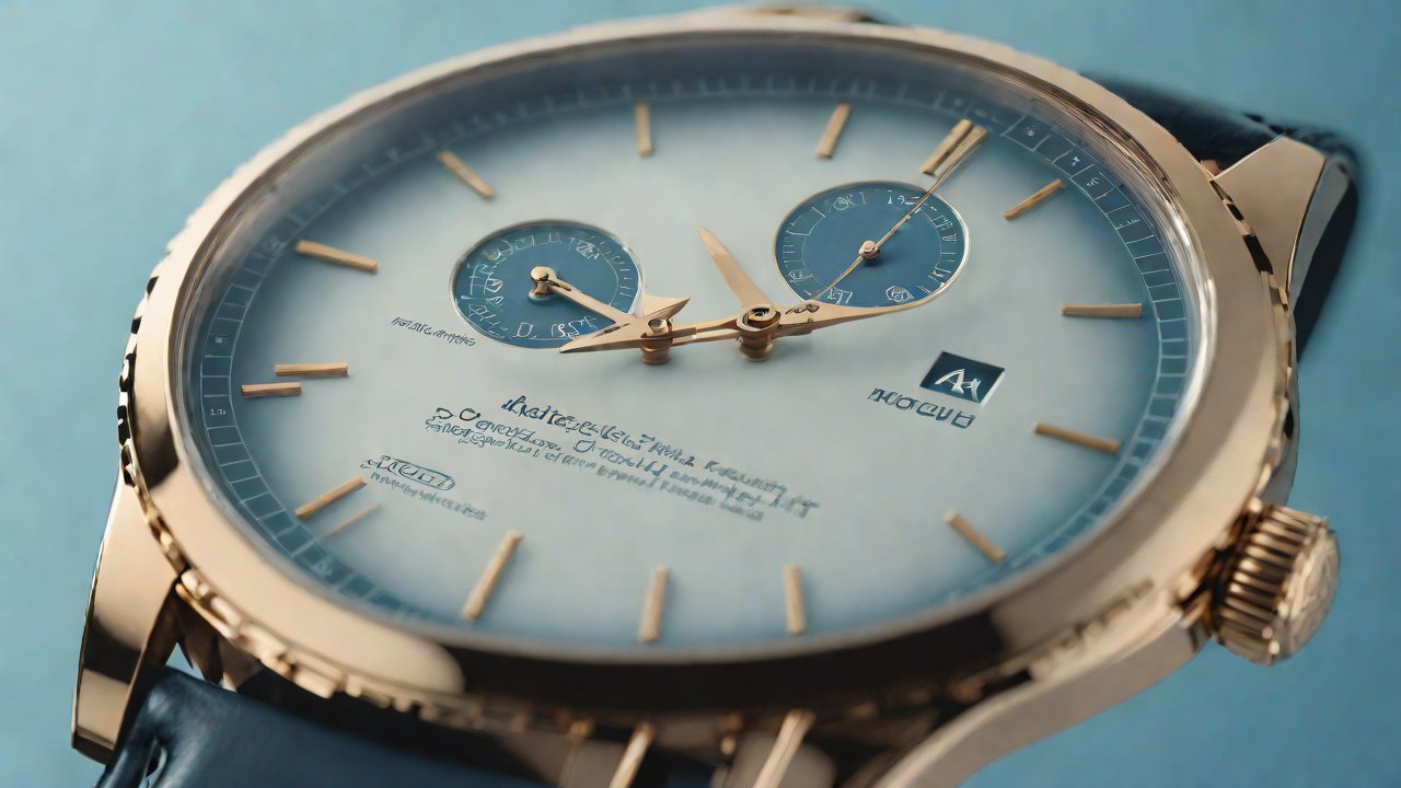 瑞士制标签在手表上